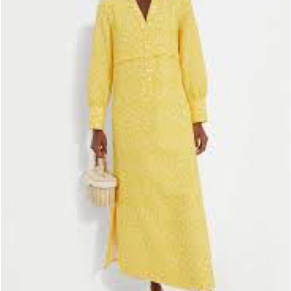 NWT Tuckernuck Daisy Jacquard Aurelia Maxi Dress, S - Picture 6 of 12